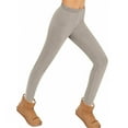 thumbnail image 4 of Olyvenn Fleece Lined Leggings Women Short Fuzzy Tummy Control High Waisted Soft Yoga Pants Winter Thermal Warm Leggings Rose Gold M, 4 of 9