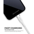 thumbnail image 5 of Liquipel Powertek Type-C Fast Charger Cable, 6ft USB-C for Galaxy, Note, Tab, MacBook, Premium White, 5 of 7