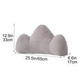 thumbnail image 3 of Corduroy Backrest CushionErgonomic Lumbar Support PillowSoft NonSlip For Office Chair Home Sofa Car SeatBedroomDecorative, 3 of 6