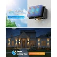thumbnail image 3 of Solar Fence Lights 12 Pack, Color Glow LED Up and Down Wall Lights, IP65 Waterproof Solar Lights Outdoor for Patio, Backyard, Railing, Deck, Fence and Wall (4 Lenses), 3 of 5