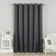 thumbnail image 6 of Best Home Fashion, Inc. Extra Wide Width Blackout Thermal Single Curtain Panel, 6 of 7