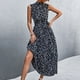 thumbnail image 2 of Vestido con estampado de lunares, vestido con estampado de lunares con cinturón, vestido de verano para mujer, vestido con cinturón, consigue más, 2 of 6