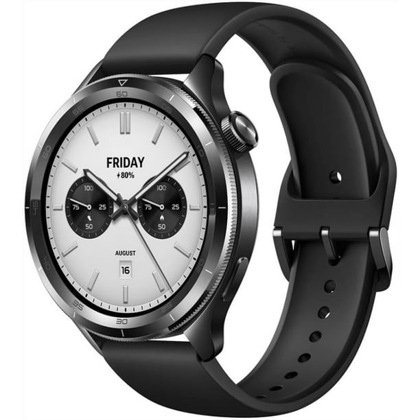 Smartwatch Xiaomi Reloj S4 Black – 1,43 Pulgadas AMOLED, 2200 nits, batería de 15 días, Resistente al Agua, 5 ATM, frecuencia cardíaca y Sensor SPO₂