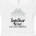 thumbnail image 4 of Inktastic Together, We Fight Lung Cancer Awareness Girls Baby Dress, 4 of 5