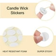 thumbnail image 6 of 50pcs Cotton Candle Wicks 8 inch with 50pcs Candle Wick Stickers 50pcs Candle Wick Centering Device for DIY Candle Making Kit DIY, 6 of 7