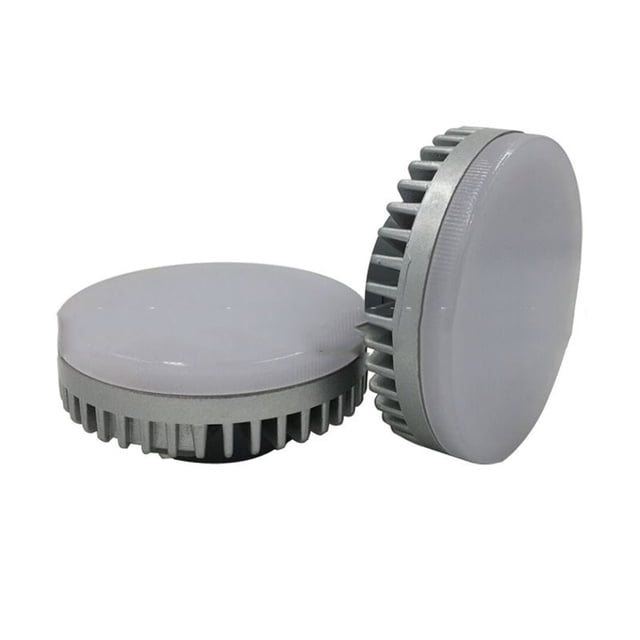 2 Pcs Lampe de Cabinet GX53 8-9W 2835 Patch pour Porte d'Entrepôt Garde-Robe Projecteur Mural Gris à Extraction Allongée, Économe en Énergie