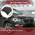 thumbnail image 3 of Tapa del gancho de remolque delantero derecho Unique Bargains para BMW X3 G01 G08 2018-2020 Gancho No.51119477665 Sin color base de imprimación Plástico 1 Pc, 3 of 6