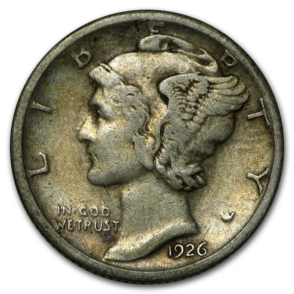 1926-S Mercury Dime VF