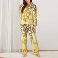 thumbnail image 3 of Bingfone Womens Pajama Sets Bunch Of Grapes Print,Long Sleeve Loungewear Pajamas Set-X-Large, 3 of 9