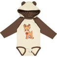 thumbnail image 3 of Inktastic Cute Christmas Reindeer with Christmas Lights Boys or Girls Long Sleeve Baby Bodysuit, 3 of 5