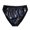 Cool Black, variant on Women Panties Glossy Surface Breathable Solid Color Triangle Shape Elastic Waist Honeymoon Underwear High Waist Bright Mirror Paint Women Underpants Inner Wear Clothes