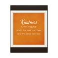 thumbnail image 5 of Inspirational Wall Art Kindness Is The Language Motivation Wall Decor for Home Office Gym Inspiring Success Quote Print Ready to Hang Unframed, 5 of 17