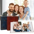 thumbnail image 3 of SharkTRUE Family 6 Inch 100 Photos 10x15 Photo Albums Collection Retro Album Decoration Photo Interstitial H3y9 Album Classic, 3 of 9