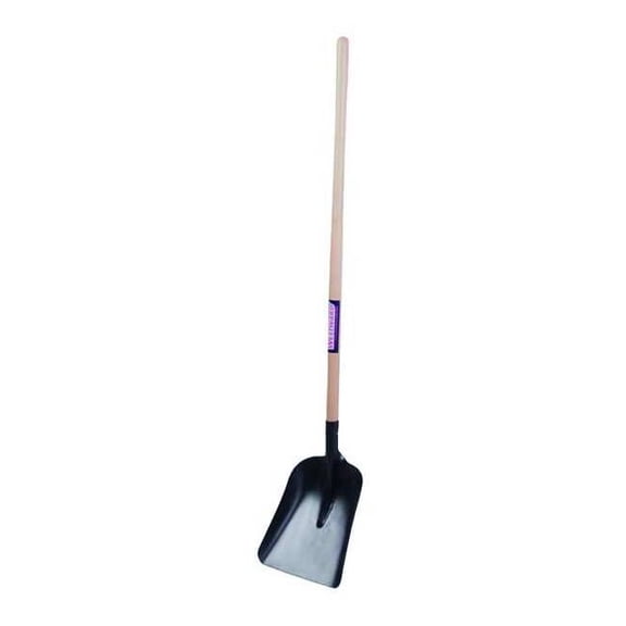 Westward Square Point Shovel,48 In.Handle,14 ga. 6YU35