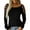 Black, variant on IROINNID Ladies Long Sleeve T Shirts Off Shoulder Hot Drilling Solid Hollow Out O-Neck T-shirt Blouse Tops,Burgundy