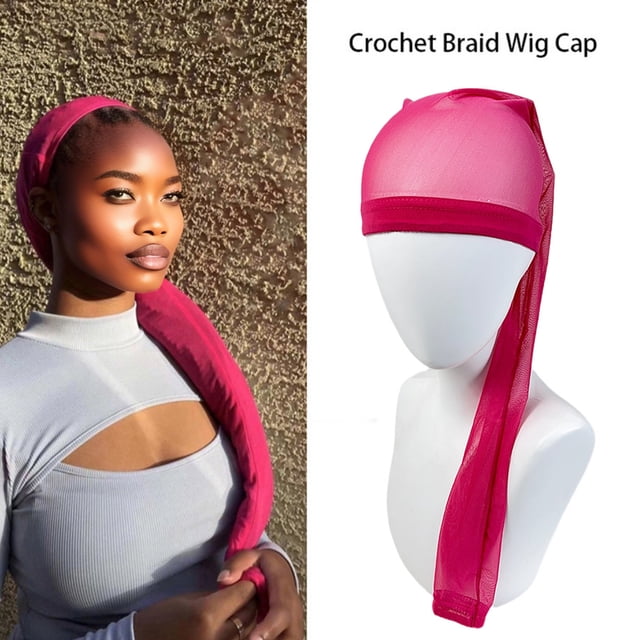 3 Pcs Manchon de Tissage de Cheveux 28 Pouces avec Cordon de Serrage Réutilisable Respirant Extensible Perruque pour Femmes Boîte Filet Tresses Dreadlock Torsades Manchon
