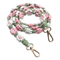 thumbnail image 1 of LCXmlly Vibrant Colored Shoulder Strap Contrast Color Woven Shoulder Strap Flower Knitted Handbag Purse Replacement Detachable Shoulder Crossbody Strap 1 Set, 1 of 7