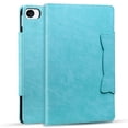 thumbnail image 5 of ELEHOLD for iPad mini 1/2/3/4/5 ,Premium PU Leather Card Slot Folio Stand Cover, Auto Wake/Sleep,Multiple Viewing Angles Magnetic Smart Shockproof Protective Cover,Skyblue, 5 of 6
