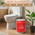 thumbnail image 5 of Wdmiya 3.5 Gal Trash Can with 2 wheels, Creative Beverage Can Shape Trash Bin with Press Lid, Space Saving Recycling Bin, Wastebasket Trash Container for Home Office Dorm Car Interior Use, Red, 5 of 8