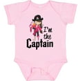 thumbnail image 3 of Inktastic I'm the Captain Pirate Girl Girls Baby Bodysuit, 3 of 5
