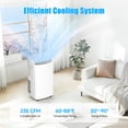 thumbnail image 3 of Frostorm 14000BTU Portable Air Conditioners, 4 In1 Air Conditioner with Wifi Control,Portable AC Cooling Range up to 560 Sq.ft, Windows Kit,Brush,Whitei, 3 of 10