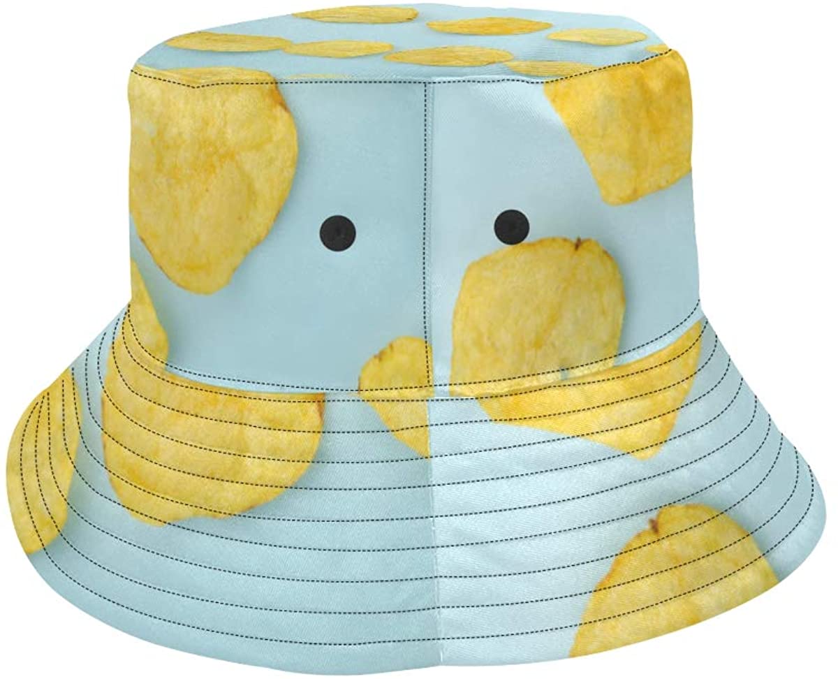 Bucket Hats for Kids Potato Chips Snack 