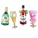 thumbnail image 4 of Botella grande de champán, copa de vino, película de aluminio, globo, fiesta de cumpleaños, decoración de boda, globo de papel de aluminio, 4 of 5