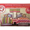 thumbnail image 2 of Little Miss Matched Full Bed in a Bag Dots & Stripes Comforter Set Sheets 8 pc, 2 of 8