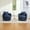 Navy, variant on Round Barrel Swivel Accent Chair, 30 inch Modern Club Chair with Pillow, Soft Chenille Upholstered Armchair for Living Room, Bedroom, Office, Apartment