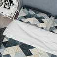 thumbnail image 4 of Designart "Mosaic Of Neutral Grey Tiles" Geometric Bedding Covert Set - Modern & Contemporary Bed Set With 1 Sham, 4 of 5