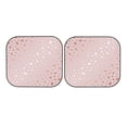 thumbnail image 7 of Balery 2 Piece Rose Gold Abstract Spots 1 Car Windshield Sun Shade|Foldable Front Windshield Shade for Car Front Window for Most Sedans SUV Truck-Large, 7 of 7