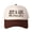 Brown, variant on JUST A GIRL Who Loves Jesus Embroidered Trucker Hat - Floral Cross Design, Women's Fashion Christian Cap
