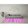 thumbnail image 3 of Ahgly Company Indoor Rectangle Abstract Purple Modern Area Rugs, 2' x 4', 3 of 4