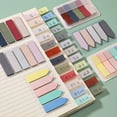 thumbnail image 1 of Musbetu 4Pcs Sticky Index Tabs Sorting Paper Stationery Labels Fluorescent Index Sticker for Home Office School, 1 of 7