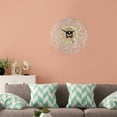 thumbnail image 4 of YAOMOBB Hanging Clock Non Ticking Wall Clock Silent Mirror Surface Indoor Clock, 4 of 6