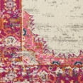 thumbnail image 3 of Nourison Passion Persian Ivory/Fuchsia 2'2" x 7'6" Area Rug, (2x8), 3 of 8
