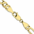 thumbnail image 4 of 10K Yellow Gold 5.5mm Concave Open Figaro Chain (24 X 5.5) Made In South Africa 10lf140-24, 4 of 5