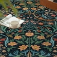 thumbnail image 4 of BERTHMEER 3'x5' Area Rugs for Living Room Kitchen Bedroom Rugs Non Slip Washable Floral Blue Vintage Carpets Oriental Flower Office Dorm Dining Room Traditional Throw Rugs, Multicolor, 4 of 7
