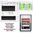 thumbnail image 2 of Tarjeta de memoria CFexpress tipo A Pergear de 512 GB para 4K 120P, 8K 30P, 2 of 7
