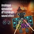 thumbnail image 4 of Dsscvnef Children's Color Electronic Drum With Speaker Built in Lithium Instrument, 4 of 7