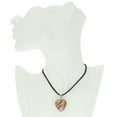 thumbnail image 2 of GlassOfVenice Murano Glass Heart Pendant - Lavender Gold, 2 of 4