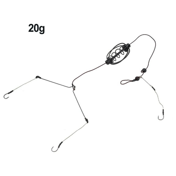 Bait Carp Fishing Feeder Fishing Baits Cages Hook Rig Set Feeder Tackle