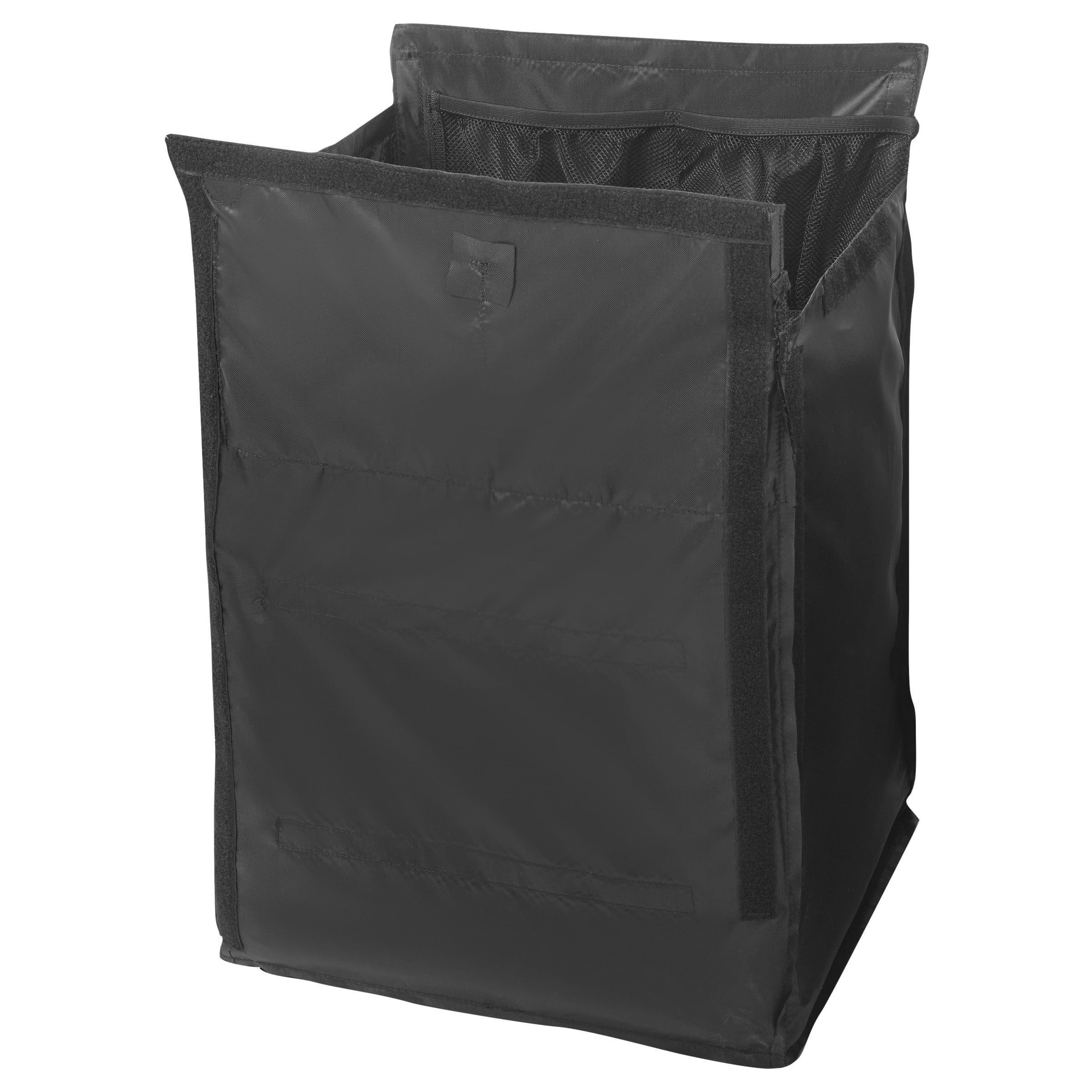 Rubbermaid Commercial Executive Quick Cart Liners, Large, Black, 6