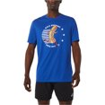 thumbnail image 1 of ASICS Mens Ready-Set II Graphic T-Shirt, 400, L, 1 of 1