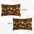 thumbnail image 2 of Naloa Autumn Forest Small Animals Lazy Pillowcase, Throw Pillowcase, Wrinkle-Free, Stain-Resistant with Hidden Zipper for Bedroom Sofa-14"x20", 2 of 6