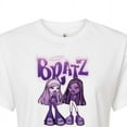thumbnail image 3 of Bratz - Purple Power Dolls - Juniors Cropped Cotton Blend T-Shirt, 3 of 5