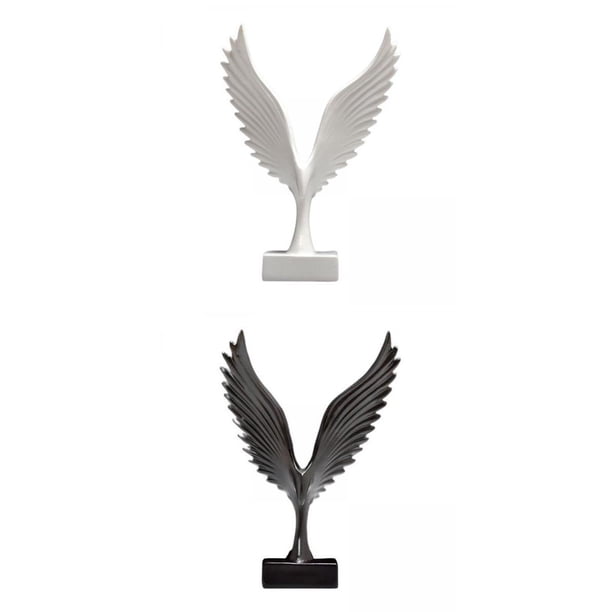 Eagle Statues,Eagle Sculpture Home Decor Statue Figurine,Art Minimalist Sculptures Eagle Ornaments Statues,light luxury style Eagle figurine for home decor,Office Shelf Resin collection Zulema none