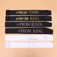 thumbnail image 3 of 6Pcs Prom King Queen Graduation Party Supplies Strap Shoulder Belt For Men And Women Random Style And Color, 3 of 9