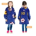 thumbnail image 7 of Catalonia Wearable Blanket Hoodie for Kids Oversized Sweatshirt Blanket With Pocket 6-10 Year Old Girl & Boy Cute Hoodies Gift, 7 of 7