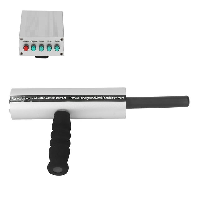 Rechargeable Metal Detector, Efficient Aluminum Gold 14m Depth Detector for Gold Silver Hunting for Hobbyists EasytoUse Portable Design US Plug
